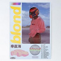 Blond Frank Ocean  Poster RB1211