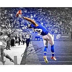 Odell Beckham Jr the Iconic Catch Signed Photo Autograph