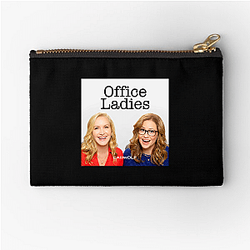 Office Ladies is hosted by Jenna Fischer and Angela Kinsey Office Ladies Zipper Pouches