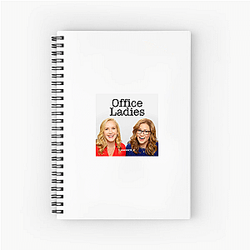Office Ladies is hosted by Jenna Fischer and Angela Kinsey Office Ladies Notebook