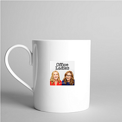 Office Ladies is hosted by Jenna Fischer and Angela Kinsey Office Ladies Mugs
