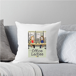Office Ladies is a comedy podcast Office Ladies Pillows Cover