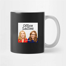Office Ladies is hosted by Jenna Fischer and Angela Kinsey Office Ladies Mugs