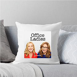 Office Ladies is hosted by Jenna Fischer and Angela Kinsey Office Ladies Pillows Cover