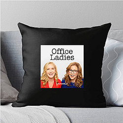 Office Ladies is hosted by Jenna Fischer and Angela Kinsey Office Ladies Pillows Cover