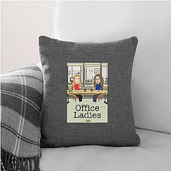 Office Ladies is a comedy podcast Office Ladies Pillows Cover