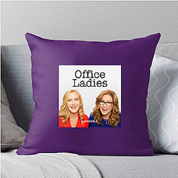 Office Ladies is hosted by Jenna Fischer and Angela Kinsey Office Ladies Pillows Cover