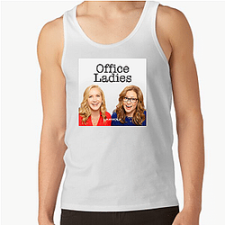 Office Ladies is hosted by Jenna Fischer and Angela Kinsey Office Ladies Tank Tops