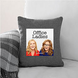 Office Ladies is hosted by Jenna Fischer and Angela Kinsey Office Ladies Pillows Cover