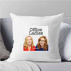 Office Ladies is hosted by Jenna Fischer and Angela Kinsey Office Ladies Pillows Cover