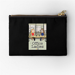 Office Ladies is a comedy podcast Office Ladies Zipper Pouches