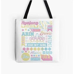OH MY GIRL Collage All Over Print Tote Bag