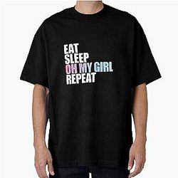 Eat Sleep Oh My Girl Repeat kpop Oversized T Shirt