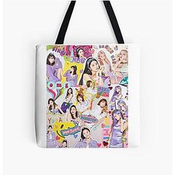 Oh My Girl NONSTOP Collage All Print Tote Bag
