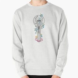 Oh My Girl Floral Light Stick Kpop Pullover Sweatshirt