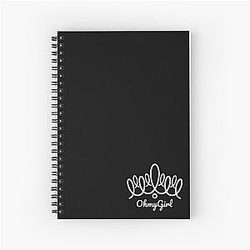 Oh My Tiara Logo Notebook