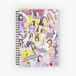 Oh My Girl NONSTOP Collage Spiral Notebook