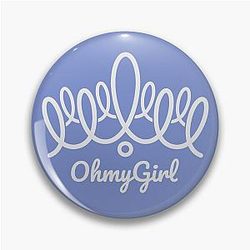 Oh My Girl Tiara Logo Pin