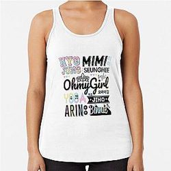 OH My Girl Font Collage Tank Top