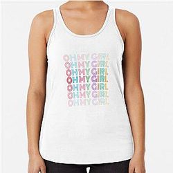 OH MY GIRL Colorful Typography Tank Top