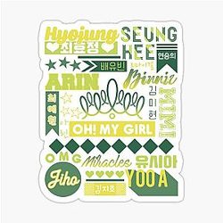 OH MY GIRL Collage Sticker
