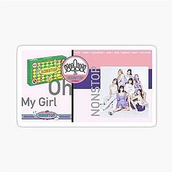 Oh My Girl NON STOP Concert Ticket Sticker