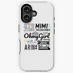 OH My Girl Font Collage iPhone Tough Case