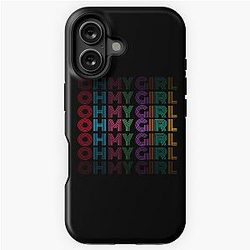 OH MY GIRL Colorful Typography iPhone Case