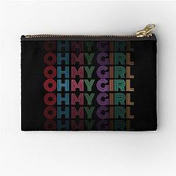 OH Girl Colorful Typography Zipper Pouch