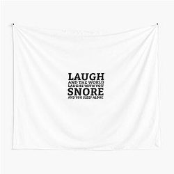 Laugh Snore Funny Old Boy Humor Cool Tapestry
