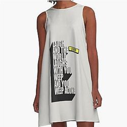 Oldboy Korean Film Quote A-Line Dress