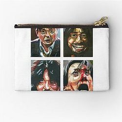 Old Boy Grid Zipper Pouch