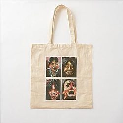 Oldboy Grid Cotton Tote Bag