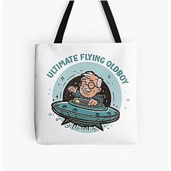 Ultimate Flying Old Boy All Over Print Tote Bag