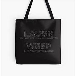 Oldboy - Cry and the world cries with you, weep and you weep alone All Over Print Tote Bag