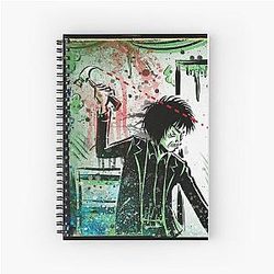Oldboy Art illustration drawing, chan Wook Park Joe Badon Korean film movie Notebook