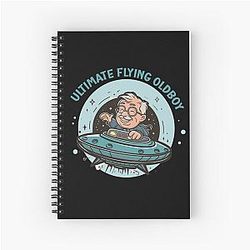 Ultimate Flying Old Boy Spiral Notebook