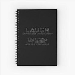 Oldboy - Laugh and you weep alone Spiral Notebook