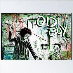 Oldboy Art illustration, drawing, Chan Wook Park, Joe Badon, Korean film movie Poster