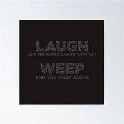 Oldboy - Laugh and You Weep Alone Poster
