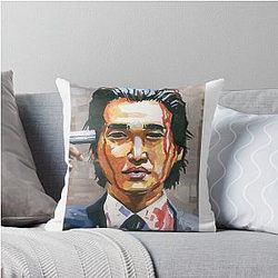 Oldboy Yoo Ji Tae Throw Pillow