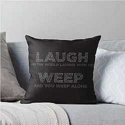 Oldboy - Weep and You Weep Alone Throw Pillow