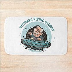 Ultimate Flying Old Boy Bath Mat