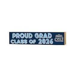 KH Sports Fan Old Dominion Monarchs Class of 2026 Engineered Wood Sign 3x13 Inches Navy Graduation Home Office