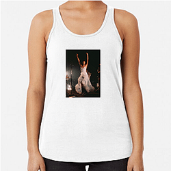 Olivia Dean performed at the Glastonbury Festival Olivia Dean Tank Tops