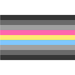 회색 Pansexual Pride 플래그 PN2101