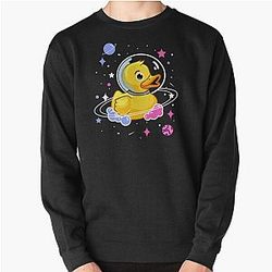Felpe Omnisessuale - Omnisexual Duck In Space Omnisexual Pride Pullover Felpa RB1901