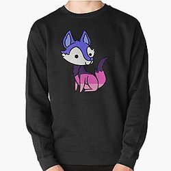 Omnisexual Sweatshirts - Omnisexual Pride Fox Pullover Sweatshirt RB1901
