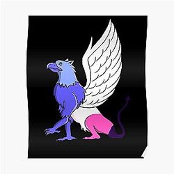 Omnisexual 포스터 - Omnisexual Pride Gryphon 포스터 RB1901