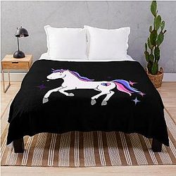 Omnisexual Blanket - Omnisexual Pride Unicorn Omnisexual Pride Throw Blanket RB1901